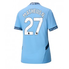 Manchester City Matheus Nunes #27 Hjemmedrakt Kvinner 2024-25 Kortermet